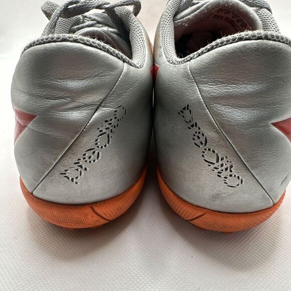 Adidas Predator Absolado Instinct Sneakers Womens Size 8 Silver Orange Lace-Up - Picture 5 of 11